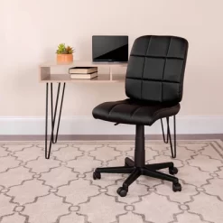 Mid-Back Quilted Vinyl Swivel Task Chair - Riverstone Furniture -Furniture Specialty Store GUEST 67af47b9 3ce8 4995 bf4e e7035c28f434