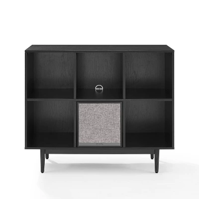 35.88" Liam 6 Cube Record Storage Bookcase With Speaker - Crosley 5 35.88" Liam 6 Cube Record Storage Bookcase With Speaker - Crosley - Image 3