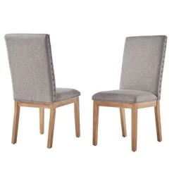 Set Of 2 Amiford Nailhead Accent Dining Chair - Inspire Q -Furniture Specialty Store GUEST 68a0b622 0094 4235 a4c3 bd40ab887e61