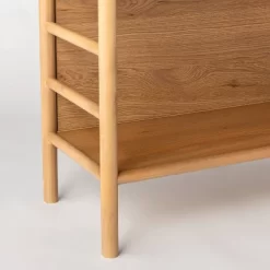 72" Holladay Curved Wooden Bookcase - Threshold™ Designed With Studio McGee -Furniture Specialty Store GUEST 68f47188 5121 4717 ac39 f4ceeabd4e01