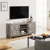 Yaheetech Farmhouse TV Stand For TVs Up To 65in Entertainment Center With Storage Cabinet