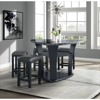 Set Of 2 Colton Counter Height Stools Dark Gray - Picket House Furnishings 3 Set Of 2 Colton Counter Height Stools Dark Gray - Picket House Furnishings