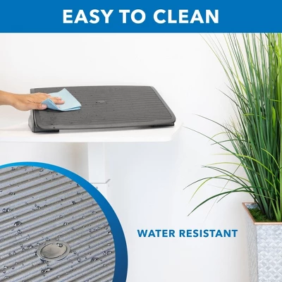 Mount-It! Ergonomic Footrest For Office Or Home | Under Desk Tilting Footrest | Adjustable Desk Foot Rest With Massaging Surface And 3 Tilt Positions 8 Mount-It! Ergonomic Footrest For Office Or Home | Under Desk Tilting Footrest | Adjustable Desk Foot Rest With Massaging Surface And 3 Tilt Positions - Image 6