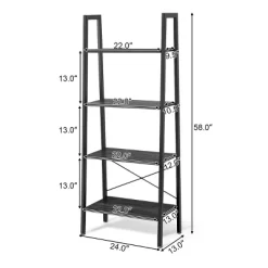 Tangkula 4-Tier Ladder Bookshelf Display Ladder Rack Free-Standing Plant -Furniture Specialty Store GUEST 6b8da8b1 528c 4efd b36d a585839fa5ca
