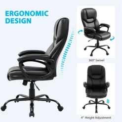Yaheetech Faux Leather Executive Office Chair With Ergonomic High Back -Furniture Specialty Store GUEST 6c21bc77 b53f 47fb 9771 22828507490f