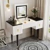 43.3" Modern Vanity Table Set With Flip-Up Mirror, LED Lights And Storage - ModernLuxe -Furniture Specialty Store GUEST 6d540f39 65d4 4d36 aca3 7cefa06d9e84