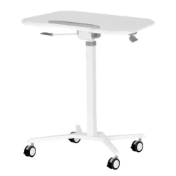 Sit To Stand Mobile Laptop Computer Stand With Height Adjustable White - Techni Mobili -Furniture Specialty Store GUEST 6d98a427 58de 4d7e bacc 1114a4ca9090