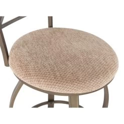 29" Carter Swivel Barstool Metal/Tan/Cherry - Powell Company -Furniture Specialty Store GUEST 6e4ee784 ee68 453b 8542 d8863c316ccc