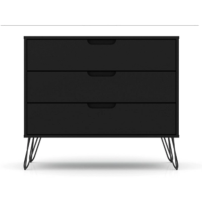 Set Of 2 Rockefeller 3 Drawer Dresser - Manhattan Comfort 5 Set Of 2 Rockefeller 3 Drawer Dresser - Manhattan Comfort - Image 3
