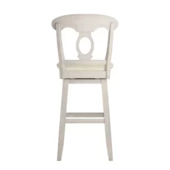 29" South Hill Napoleon Back Wood Swivel Height Barstool - Inspire Q -Furniture Specialty Store GUEST 6f2800d8 2a98 474f 8a48 20fb893cb3eb