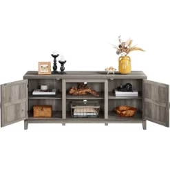 Yaheetech Farmhouse TV Stand For TVs Up To 65in Entertainment Center With Storage Cabinet -Furniture Specialty Store GUEST 7023d7dc ef49 4c39 a55f f6315c238c2b