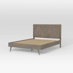 ELuxury Chevron Wood Bed Frame With Headboard -Furniture Specialty Store GUEST 7049de80 09b4 4f61 bff1 2b87a5d17397