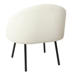 Modern Sherpa Accent Chair Cream - HomePop -Furniture Specialty Store GUEST 707d784d 2ea5 4dd7 89c2 f684fba18801