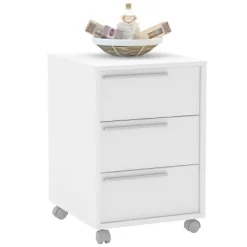 Maia 3 Drawer File Cabinet White - Polifurniture -Furniture Specialty Store GUEST 70eb48f7 7b8f 4d14 8307 4bdbd91689b6