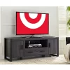 Modern Urban Industrial TV Stand For TVs Up To 65" Charcoal - Saracina Home -Furniture Specialty Store GUEST 7110123f 3797 4077 bbef ae6718a022b0
