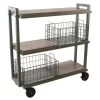 Cart System With Wheels 3 Tier Green - Atlantic -Furniture Specialty Store GUEST 71a7af33 97d2 4478 a551 9db218b39ddb