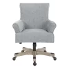 Megan Office Chair With Gray Wash Wood - OSP Home Furnishings