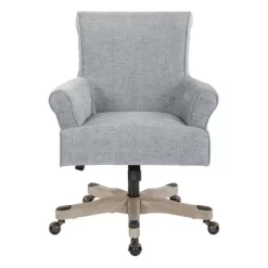 Megan Office Chair With Gray Wash Wood - OSP Home Furnishings