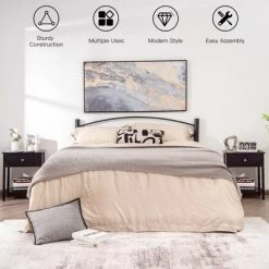 Costway Nightstand With Drawer Storage Shelf Wooden Bedside Sofa Side Table WhiteBrown -Furniture Specialty Store GUEST 71e0723d 8893 495f b1b4 127d499cc1fc