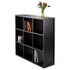 40" Timothy Shelf 3X3 Slots Black - Winsome -Furniture Specialty Store GUEST 71ff78be 17ab 40b4 9fdb ef4cfedd5cd3