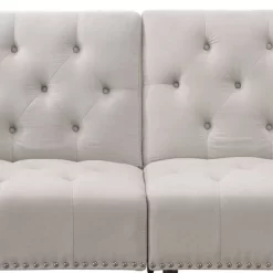 82" Eiroa Sofa Beige Fabric - Acme Furniture -Furniture Specialty Store GUEST 725f8f10 28d6 4f05 8c2c 589ef50569f8