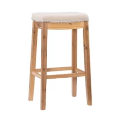 Claridge Rustic Backless Barstool - Linon -Furniture Specialty Store GUEST 72d18f4b edaf 48db b6e2 e1395a9b4c3b
