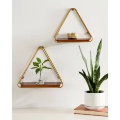 2pc Tilde Triangle Accent Shelf Set - Kate & Laurel All Things Decor 14 2pc Tilde Triangle Accent Shelf Set - Kate & Laurel All Things Decor -Furniture Specialty Store GUEST 748096a9 aa54 49e8 9bef d8d90c1d0351