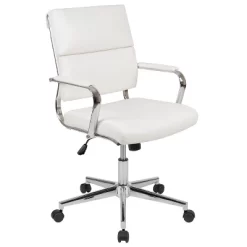 Emma And Oliver Mid-Back LeatherSoft Contemporary Panel Executive Swivel Office Chair 29 Emma And Oliver Mid-Back LeatherSoft Contemporary Panel Executive Swivel Office Chair -Furniture Specialty Store GUEST 74d0b96d 0718 4195 9fd2 0c00c35ec48d