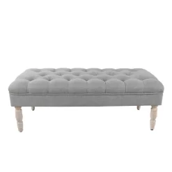 Classic Tufted Medium Bench - HomePop -Furniture Specialty Store GUEST 753ada81 8622 40af a966 696d48083ef1