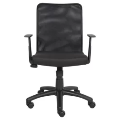 Budget Mesh Task Chair With T-Arms Black - Boss Office Products -Furniture Specialty Store GUEST 7592f48e 58ea 48f3 a69b b4dcd55dbee7