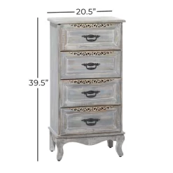 Vintage Metal Cabinet Gray - Olivia & May -Furniture Specialty Store GUEST 75f6a535 638b 4e5e bf29 a541141aee4c