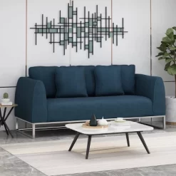 Canisbay Modern Sofa Navy Blue - Christopher Knight Home