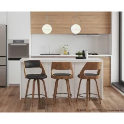 Set Of 2 Cecina Upholstered Counter Height Barstools - Lumisource -Furniture Specialty Store GUEST 7693976a ac32 4de0 8239 9d29ec045514