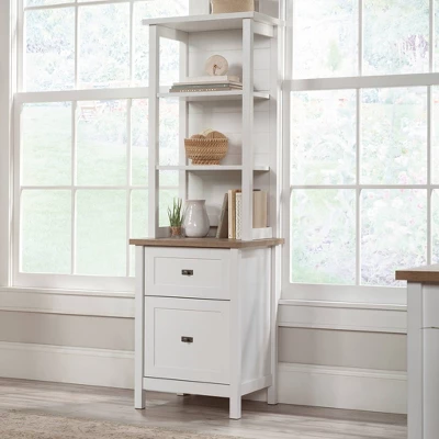 Cottage Road Storage Cabinet With Drawers White - Sauder 3 Cottage Road Storage Cabinet With Drawers White - Sauder