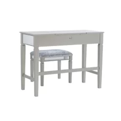 Madison Silver Vanity Set Silver - Linon -Furniture Specialty Store GUEST 78203bb7 f205 4e6a 8f48 1fc14d28e45e