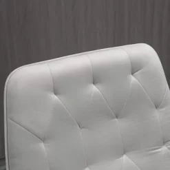 Vinsetto Mid-Back Tufted Velvet Fabric Home Office Desk Chair With Adjustable Height Swivel Adjustable Task Chair With Padded Armrests Light Gray -Furniture Specialty Store GUEST 78cc03dd c0af 43e3 8730 cd0bd75c1fbf