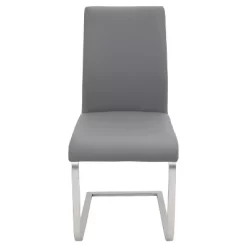 Set Of 2 Foster Contemporary Dining Chair Stainless Steel/Gray - LumiSource -Furniture Specialty Store GUEST 78da6487 f88a 4eb2 b3f7 6d8be17b7571