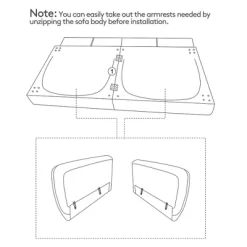 Costway Convertible Futon Sofa Bed PU Adjustable Couch Sleeper W/Wood Legs -Furniture Specialty Store GUEST 7916d9a3 4f84 49f9 b32d f7e7cf1a6a94