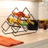 Sunnydaze Decor Sunnydaze Modern 6-Bottle Triangular Wine Rack - Indoor Steel Wire Tabletop Accent - Black 2 Sunnydaze Decor Sunnydaze Modern 6-Bottle Triangular Wine Rack - Indoor Steel Wire Tabletop Accent - Black -Furniture Specialty Store GUEST 79304e74 f970 4436 998d 255f35fce1cf