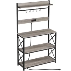Yaheetech 63″ H Kitchen Baker’s Racks With 2 AC Outlets, 4-Tier Microwave Oven Stand -Furniture Specialty Store GUEST 7950b52b d6fc 4365 8b43 67ee3478a97e