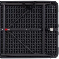 Flash Furniture 4-Foot Height Adjustable Bi-Fold Dark Gray Plastic Folding Table With Carrying Handle -Furniture Specialty Store GUEST 79715329 d4c3 45fd ae3e ba0ceced6936