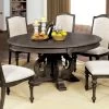 60" Darja Round Wood Dining Table Brown - HOMES: Inside + Out -Furniture Specialty Store GUEST 79affdac 6b5b 4ee2 a490 760e769811a9