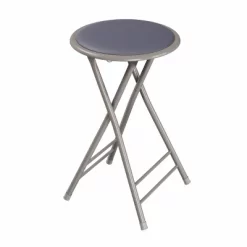 Hastings Home 24" Foldable Padded Indoor Counter-Height Stool – Gray -Furniture Specialty Store GUEST 7b1eb5aa 0f24 4f39 aa30 0ffb01c782d6