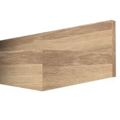 24" X 5" Decorative Shelf Wall Mounted With Front Edge White Oak - Inplace -Furniture Specialty Store GUEST 7c0c5d7d 6fb3 4b38 be5f e516e846d586