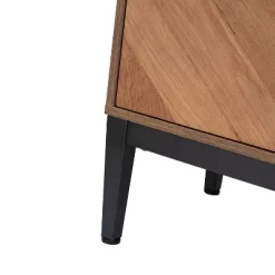 Hargapas 55" Morden 4 Door Storage Sideboard With Metal Legs | KARAT HOME -Furniture Specialty Store GUEST 7c9c9e2c e37a 449e acfa 4abd0f40ebf2