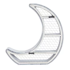 Farmlyn Creek Small Wooden Crescent Moon Wall Shelf For Crystals & Essential Oils, Rustic Home Wall Decor For Nursery, White, 10.7 X 11.2 X 2 In -Furniture Specialty Store GUEST 7d99acc8 6c7e 423e 9166 b3abce2e2a30