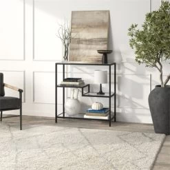 36" Tall Black Bronze Bookcase - Henn&Hart -Furniture Specialty Store GUEST 7df6d507 1dbf 4ae0 817f bcd80e7dea31