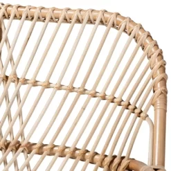 Jayden Fabric Upholstered And Rattan Loveseat White/Brown - Bali & Pari -Furniture Specialty Store GUEST 7e86e52e 5668 4915 aa82 85fdd8a74426