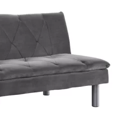 66" Cilliers Sofa Gray Velvet/Chrome Finish - Acme Furniture -Furniture Specialty Store GUEST 7f26f425 4d1c 442d 8983 7414d85da837