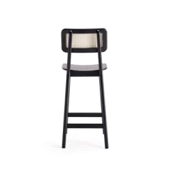 Versailles Wood Counter Height Barstool Black/Natural - Manhattan Comfort -Furniture Specialty Store GUEST 7f457dad 37e8 421f ad2f 2957f2aa9f47